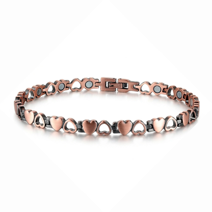 Heart Pure Copper Magnetic Anklet (VIP)