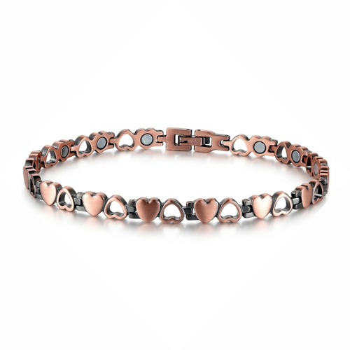 Heart Pure Copper Magnetic Anklet (VIP)