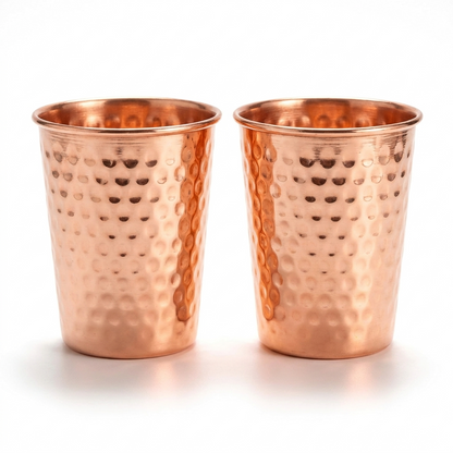 Hammered Pure Copper Tumbler