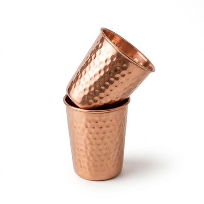 Hammered Pure Copper Tumbler